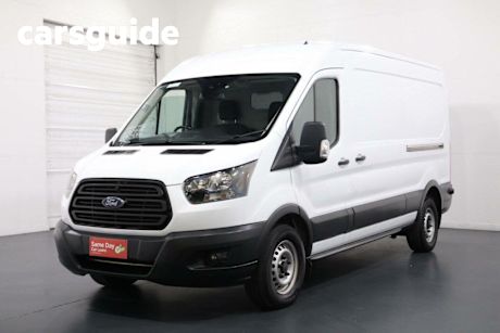White 2019 Ford Transit Commercial 350L (Mid Roof)