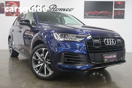 Blue 2021 Audi Q7 Wagon 50 TDI Quattro Mhev