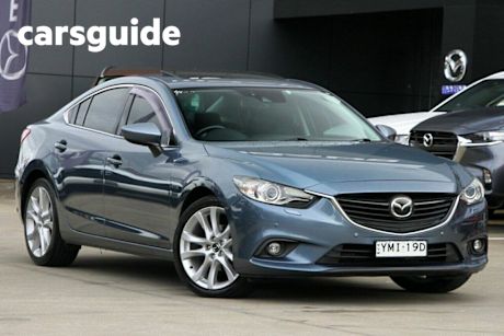 Blue 2013 Mazda 6 Sedan Atenza