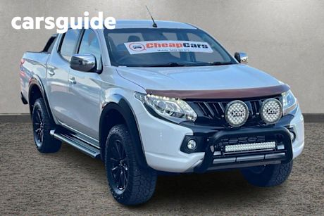 White 2017 Mitsubishi Triton Dual Cab Utility GLS (4X4) Sports EDT