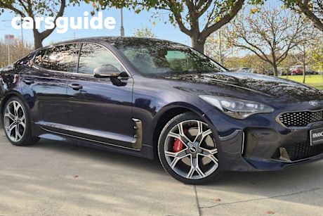 Blue 2018 Kia Stinger Sedan GT (black Leather)