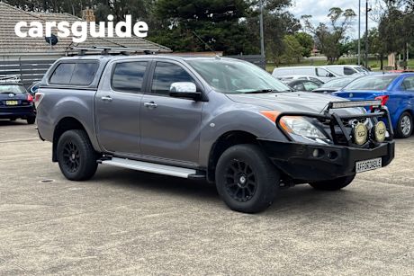 Grey 2013 Mazda BT-50 Dual Cab Utility GT (4X4)