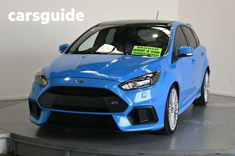 Blue 2017 Ford Focus Hatchback RS