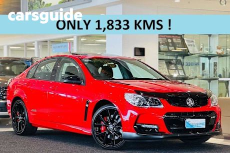 Red 2017 Holden Commodore Sedan SS-V Redline