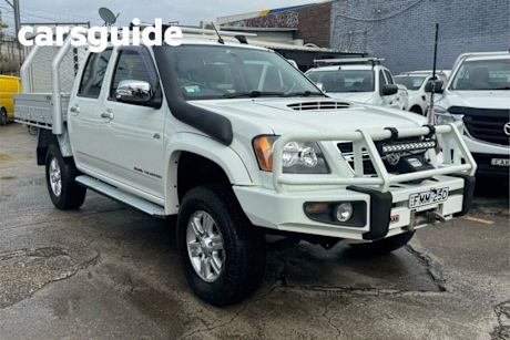 White 2011 Holden Colorado Crew Cab Pickup LT-R (4X4)