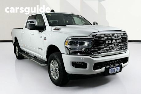 White 2024 Ram 3500 Crew Cab Utility Laramie (4x4)