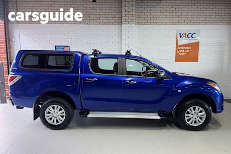 Blue 2015 Mazda BT-50 Dual Cab Utility XTR (4X4)