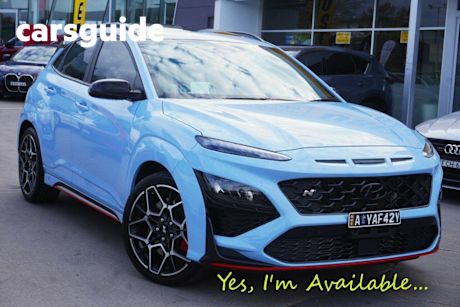 Blue 2022 Hyundai Kona Wagon N Premium