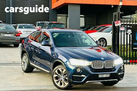Blue 2015 BMW X4 Wagon XDrive20d F26