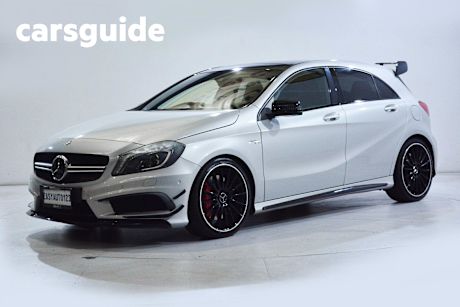 Silver 2013 Mercedes-Benz A45 Hatchback AMG