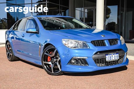 Blue 2014 HSV Clubsport Sedan R8