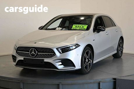Silver 2020 Mercedes-Benz A250 Hatchback E Phev