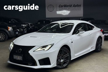 White 2019 Lexus RC F Coupe