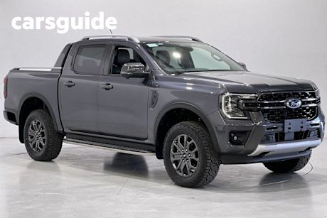 Grey 2023 Ford Ranger Double Cab Pick Up Wildtrak 3.0 (4X4)