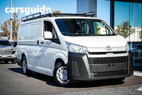 White 2019 Toyota Hiace Van LWB Exterior Pack