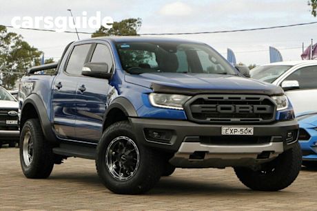 Blue 2019 Ford Ranger Double Cab Pick Up Raptor 2.0 (4X4)