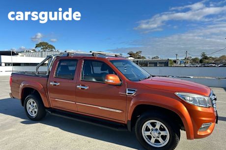 Orange 2017 Great Wall Steed Dual Cab Utility (4X2)