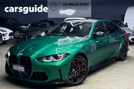 Green 2024 BMW M3 Sedan Competition M xDrive