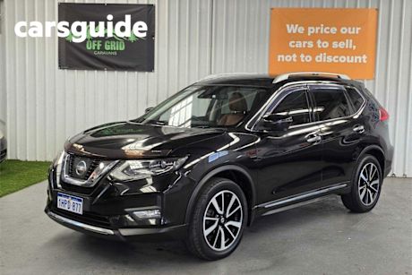 Black 2017 Nissan X-Trail Wagon TI (4WD)