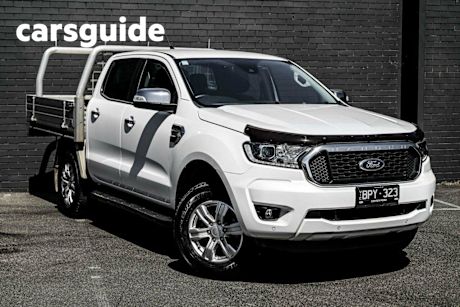White 2021 Ford Ranger Super Cab Utility XLT 3.2 (4X4)