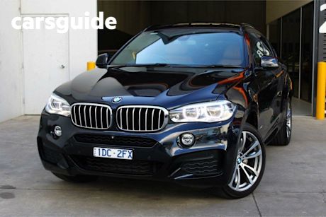Black 2015 BMW X6 Coupe Xdrive 40D