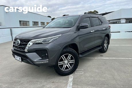 Grey 2022 Toyota Fortuner Wagon GXL