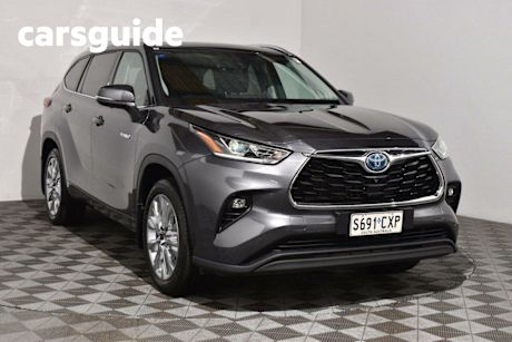 Grey 2023 Toyota Kluger Wagon Grande Hybrid AWD