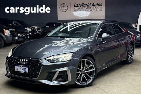 Grey 2020 Audi A5 Coupe