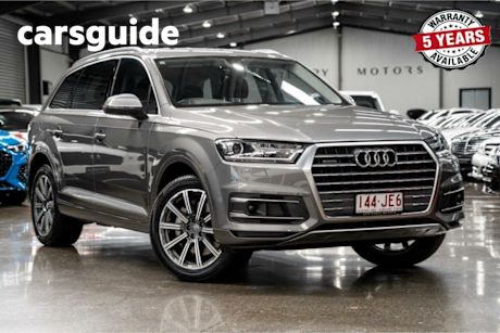Grey 2017 Audi Q7 Wagon 3.0 TDI Quattro (160KW)
