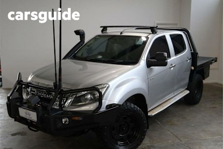 Silver 2013 Isuzu D-MAX Crew Cab Utility LS-U HI-Ride (4X4)