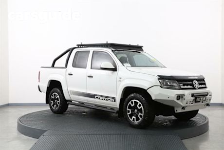 White 2020 Volkswagen Amarok Dual Cab Utility TDI550 Canyon 4Motion (4X4)