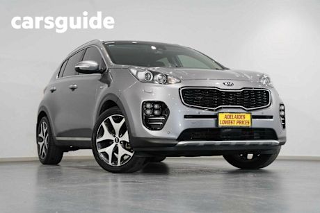 Grey 2016 Kia Sportage Wagon Platinum (awd)