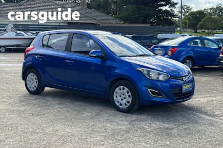 Blue 2012 Hyundai I20 Hatchback Active