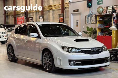 White 2010 Subaru Impreza Hatchback WRX STI