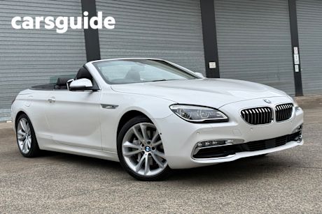 White 2017 BMW 640I Convertible