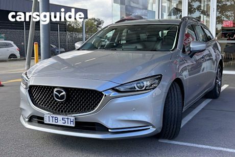 Silver 2019 Mazda 6 Wagon Touring