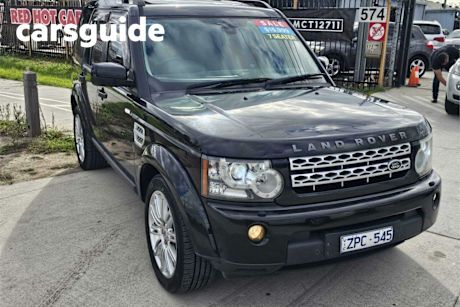 Black 2012 Land Rover Discovery 4 Wagon 3.0 SDV6 HSE