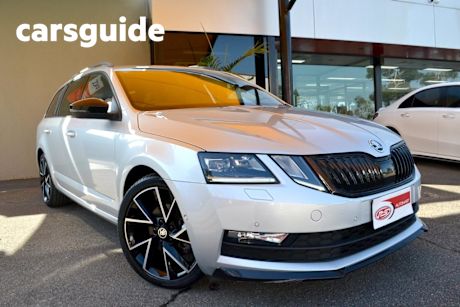 Silver 2020 Skoda Octavia Wagon Sport