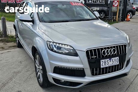 Silver 2013 Audi Q7 Wagon 3.0 TDI Quattro