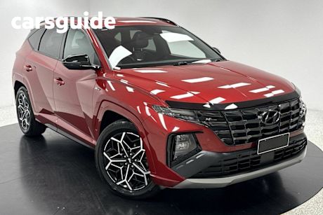 Red 2022 Hyundai Tucson Wagon Elite N Line (awd)