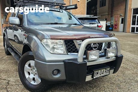 Grey 2011 Nissan Navara Ute Tray ST (4x4) D40