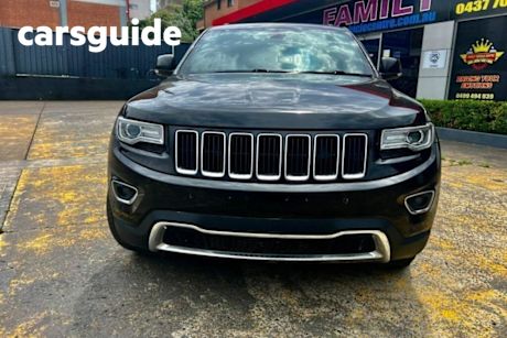 Black 2014 Jeep Grand Cherokee Wagon WG Limited Wagon 4dr Auto 5sp 4x4 2.7DT