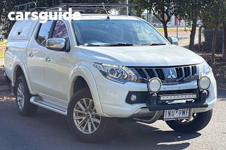White 2017 Mitsubishi Triton Dual Cab Utility GLS (4X4)