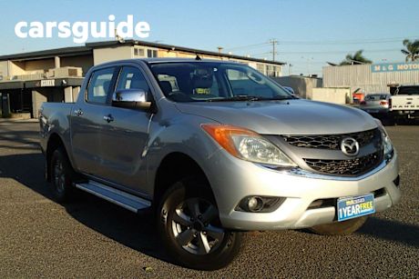 Silver 2012 Mazda BT-50 Dual Cab Utility XTR (4X2)