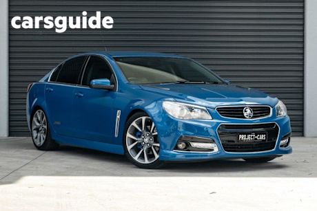 Blue 2015 Holden Commodore Sedan SS-V