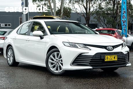 White 2021 Toyota Camry Sedan Ascent + SAT NAV