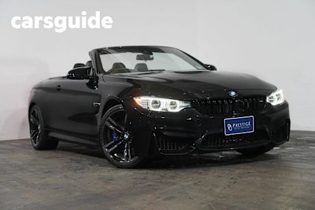 Black 2016 BMW M4 Convertible