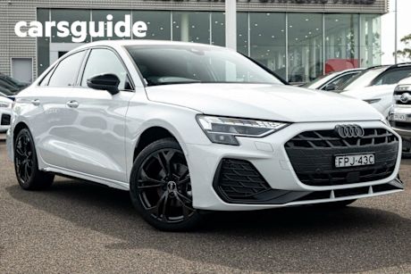 White 2025 Audi A3 Sedan 35 Tfsi S Line (mhev)