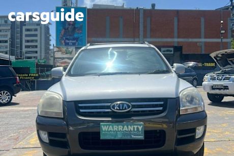 Silver 2006 Kia Sportage Wagon (4x4) KM