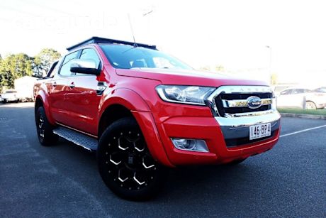 Red 2017 Ford Ranger Dual Cab Utility XLT 3.2 (4X4)